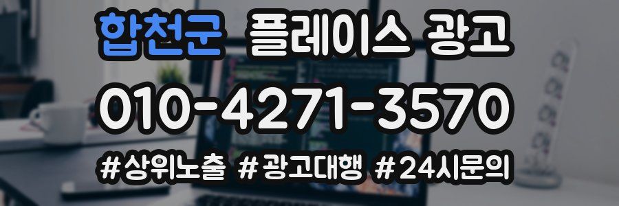합천군 플레이스 광고