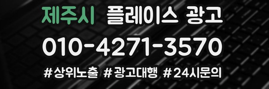 제주시 플레이스 광고