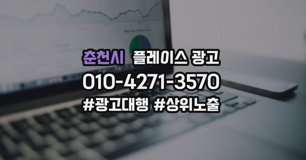 춘천시 플레이스 광고
