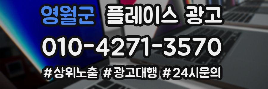 영월군 플레이스 광고