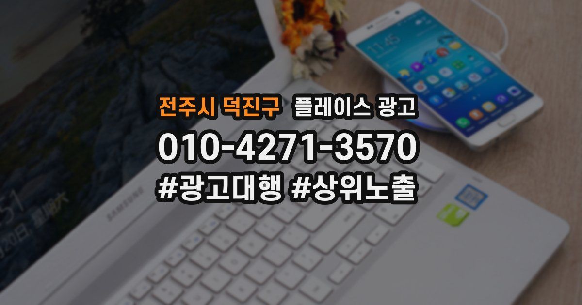 전주시 덕진구 플레이스 광고