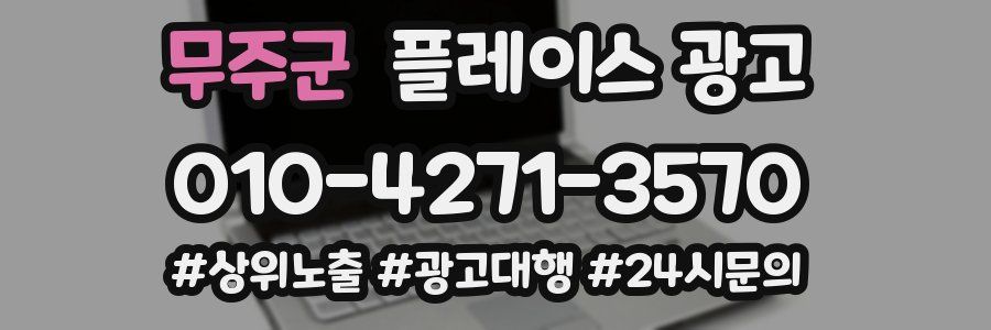 무주군 플레이스 광고