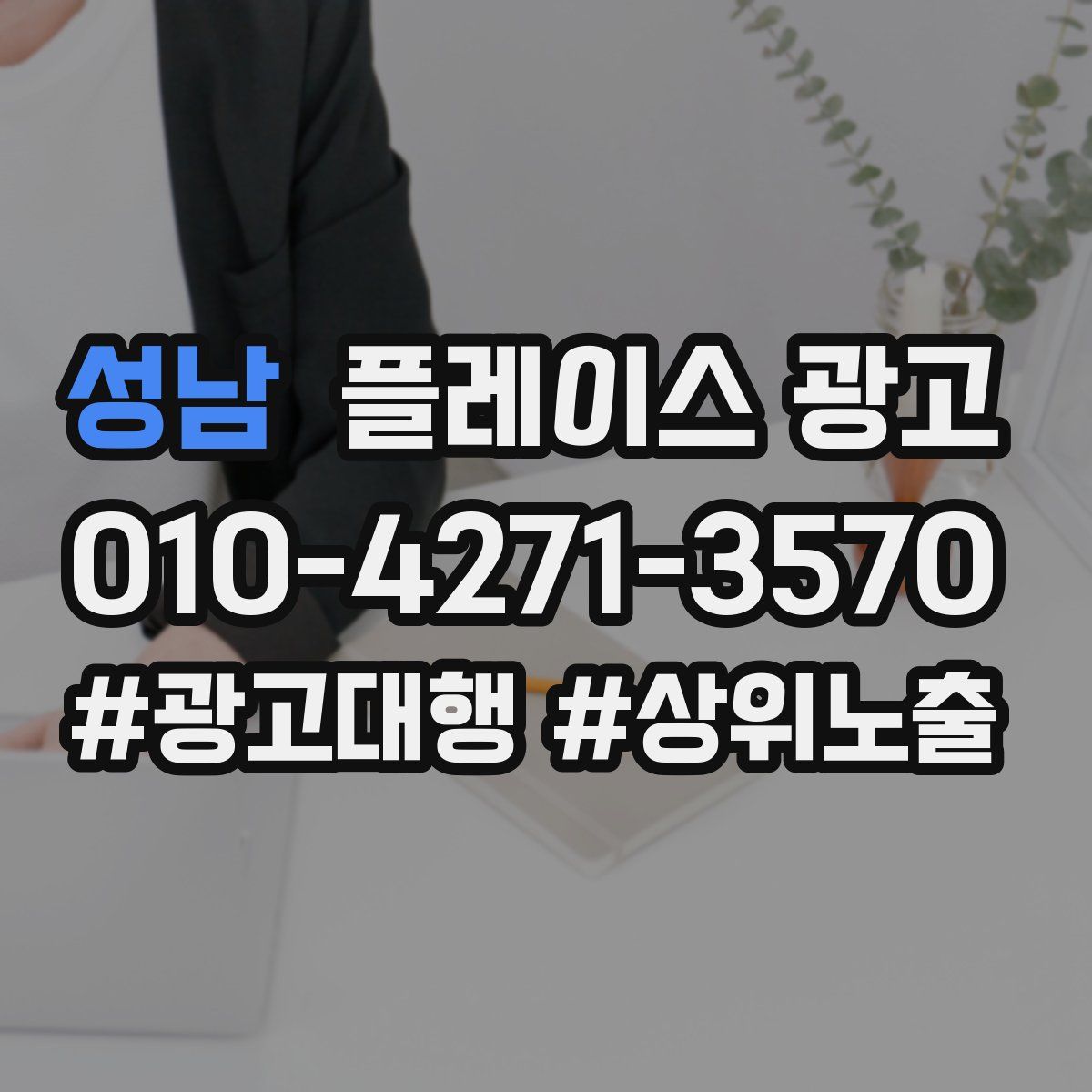 성남 플레이스 광고