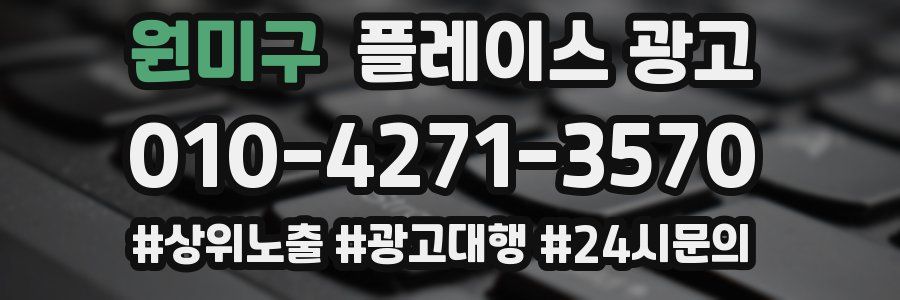 원미구 플레이스 광고