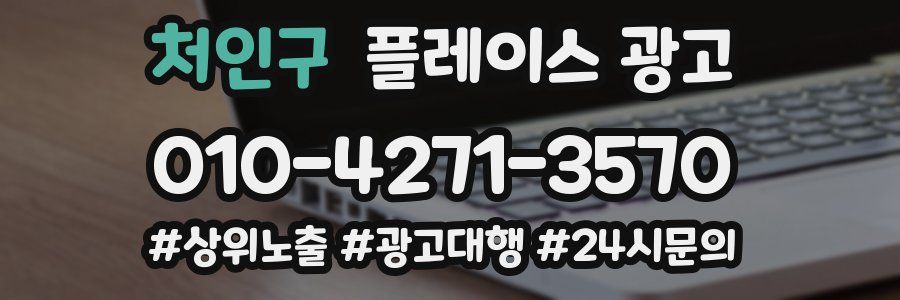 처인구 플레이스 광고