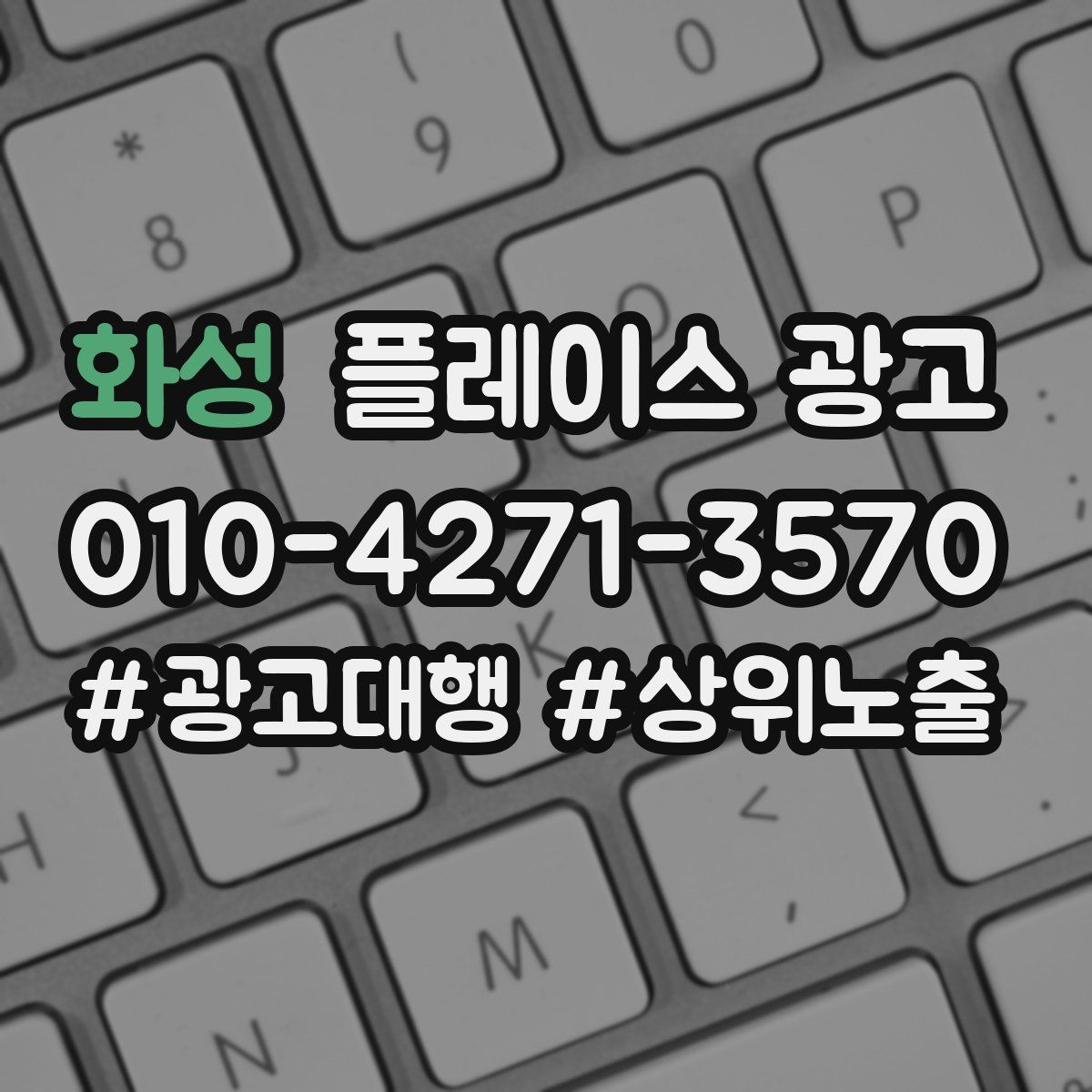 화성 플레이스 광고