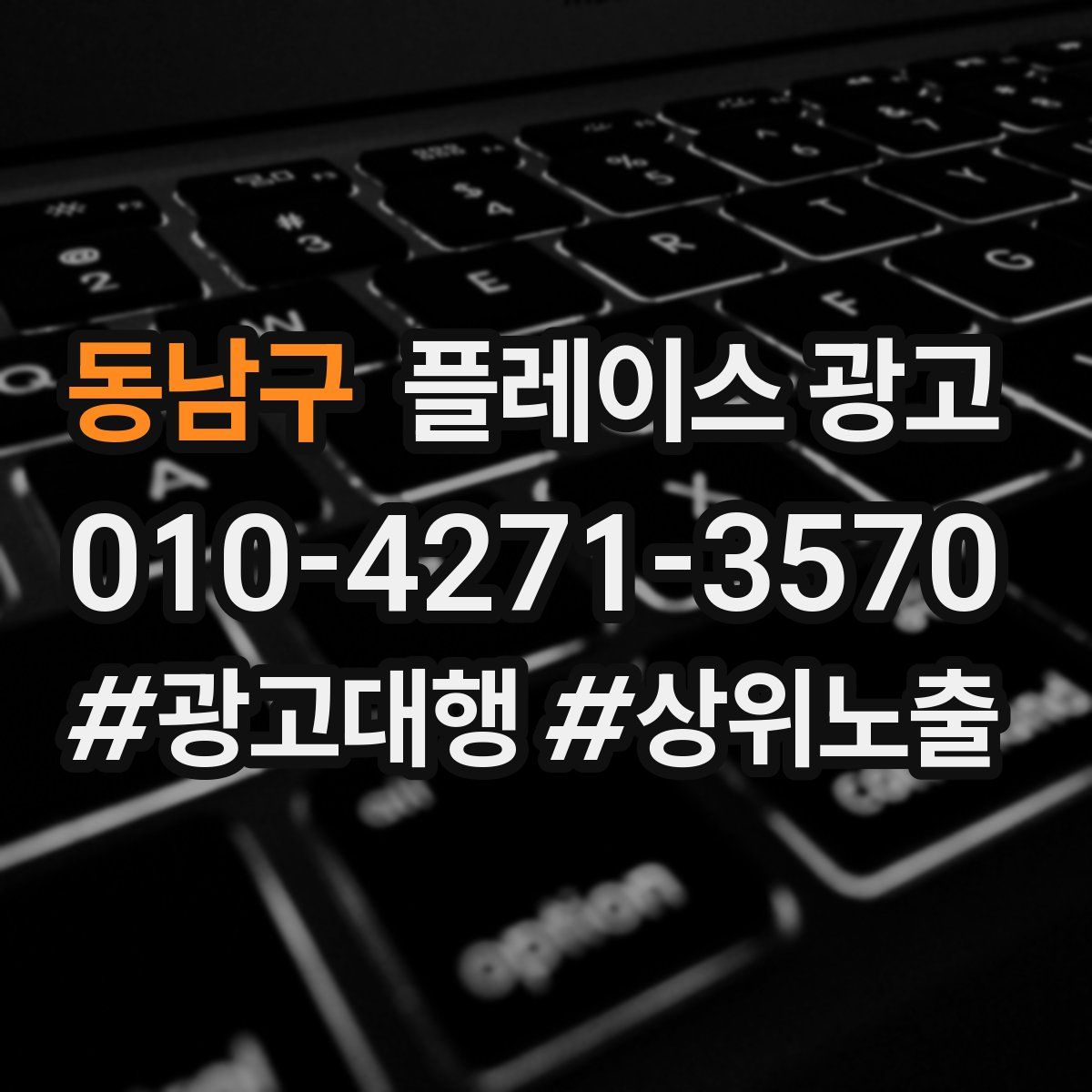 동남구 플레이스 광고