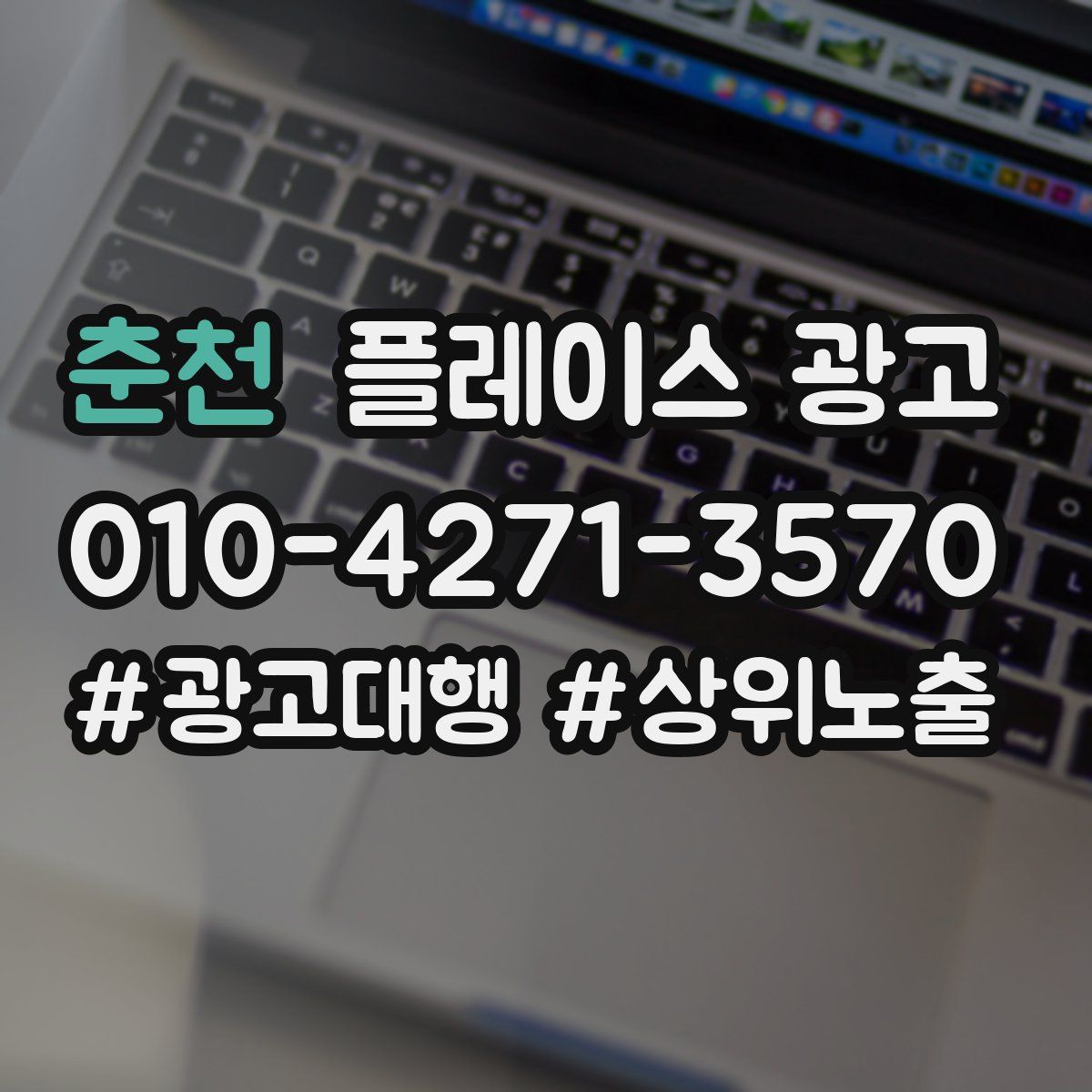 춘천 플레이스 광고