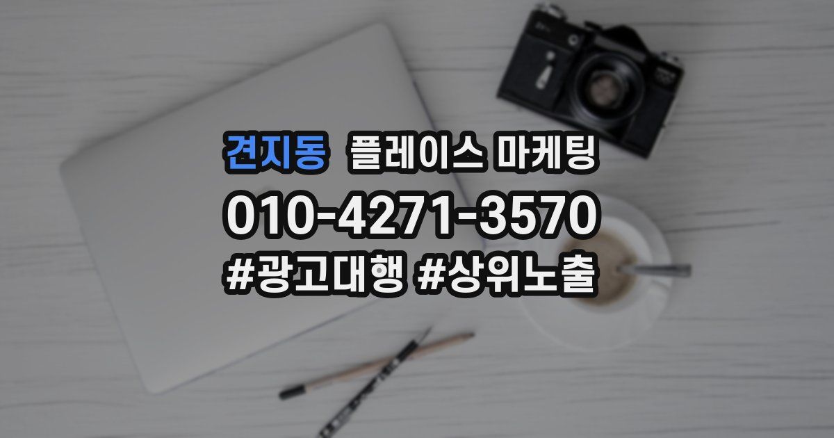 견지동 플레이스 마케팅