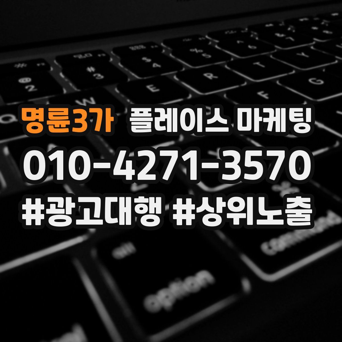 명륜3가 플레이스 마케팅