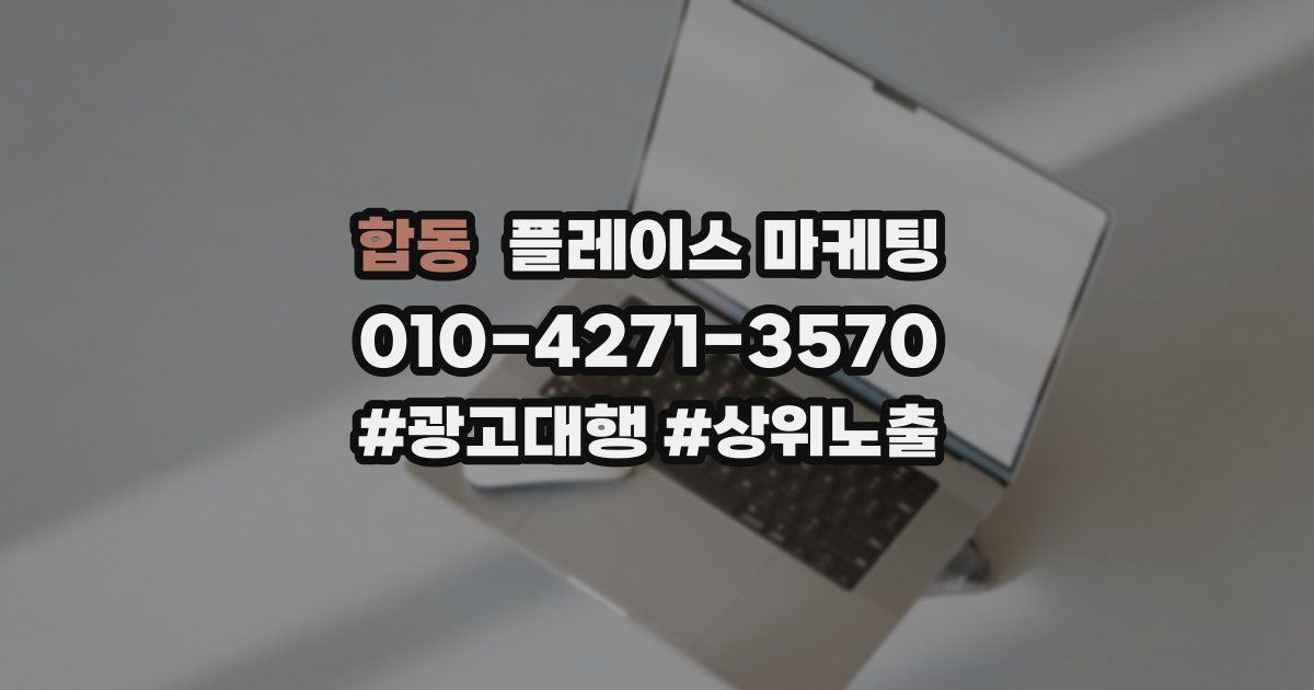 합동 플레이스 마케팅