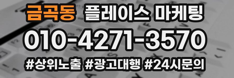 금곡동 플레이스 마케팅
