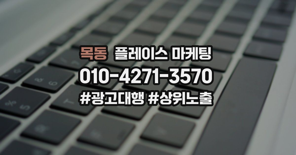 목동 플레이스 마케팅