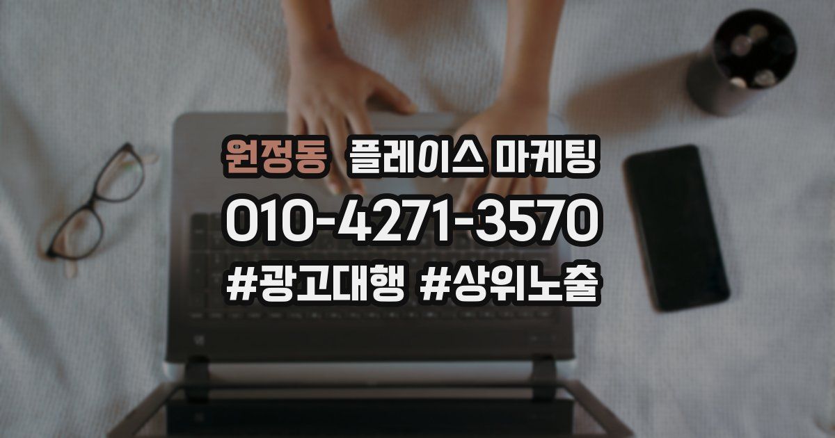 원정동 플레이스 마케팅