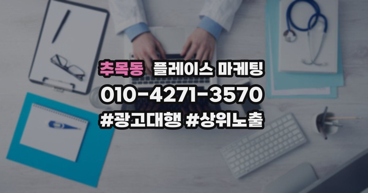추목동 플레이스 마케팅