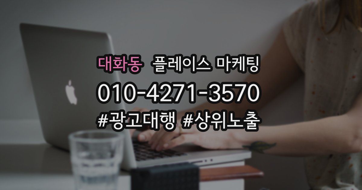 대화동 플레이스 마케팅