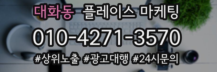 대화동 플레이스 마케팅
