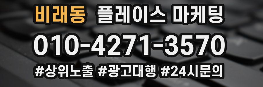 비래동 플레이스 마케팅