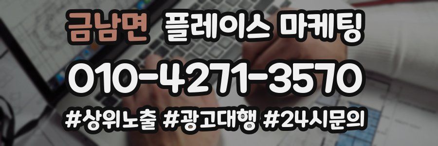 금남면 플레이스 마케팅