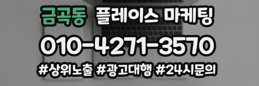 금곡동 플레이스 마케팅
