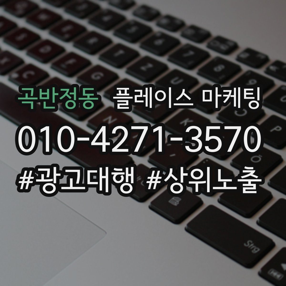 곡반정동 플레이스 마케팅