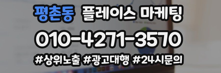 평촌동 플레이스 마케팅