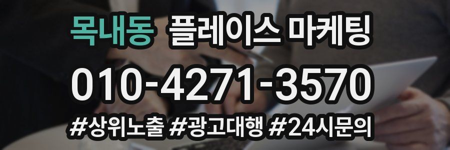 목내동 플레이스 마케팅