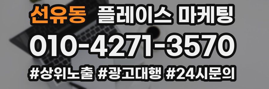 선유동 플레이스 마케팅