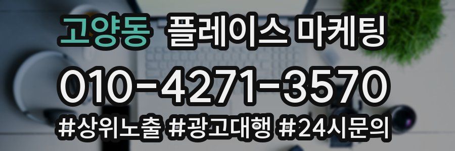 고양동 플레이스 마케팅
