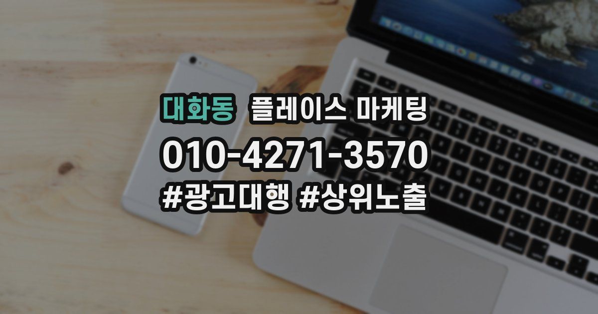 대화동 플레이스 마케팅