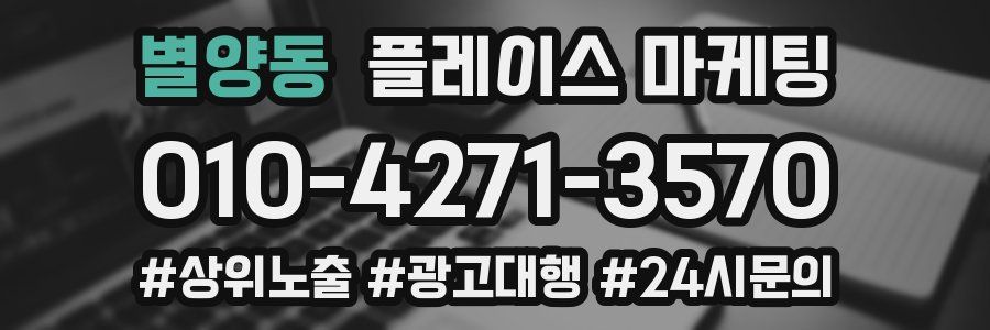 별양동 플레이스 마케팅