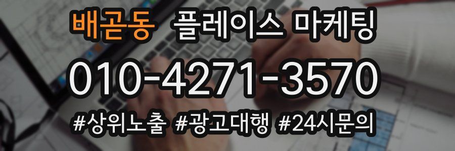 배곧동 플레이스 마케팅
