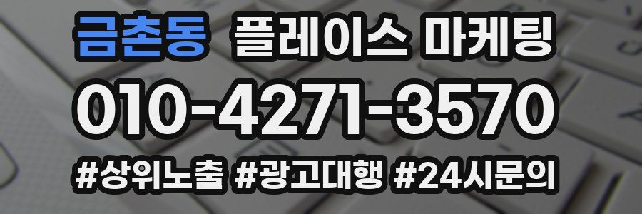 금촌동 플레이스 마케팅