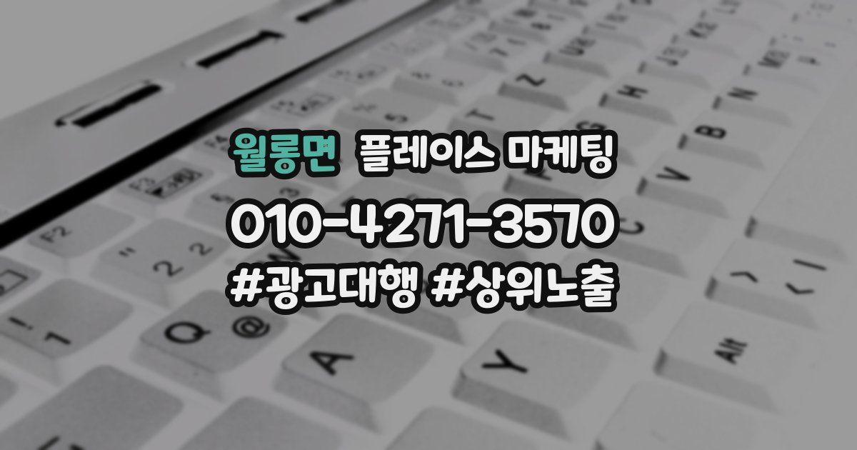 월롱면 플레이스 마케팅