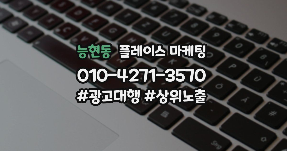능현동 플레이스 마케팅