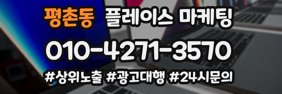 평촌동 플레이스 마케팅