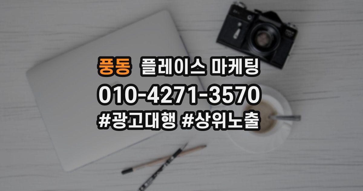 풍동 플레이스 마케팅