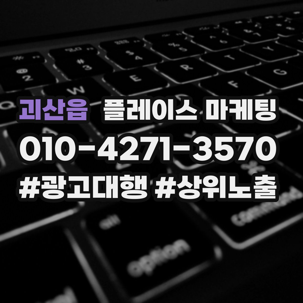 괴산읍 플레이스 마케팅