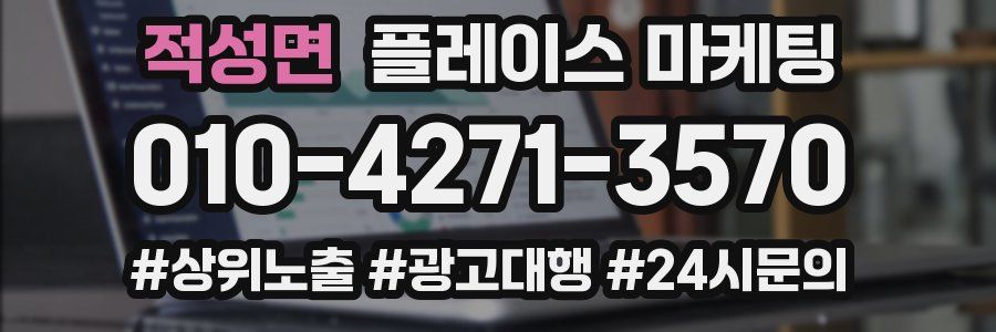 적성면 플레이스 마케팅