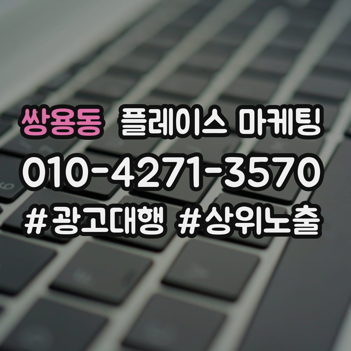 쌍용동 플레이스 마케팅