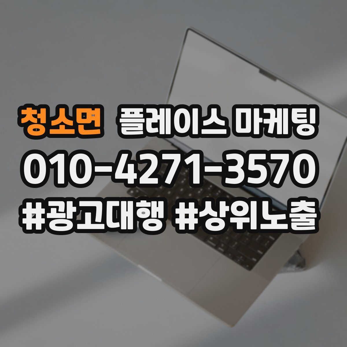 청소면 플레이스 마케팅