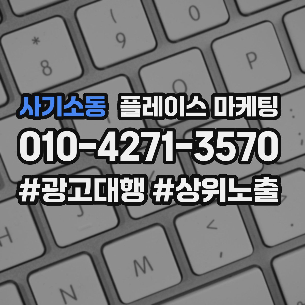 사기소동 플레이스 마케팅
