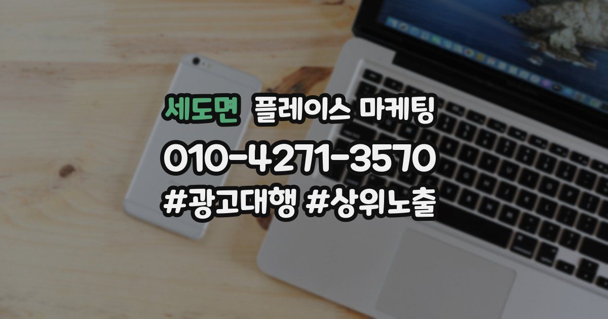 세도면 플레이스 마케팅