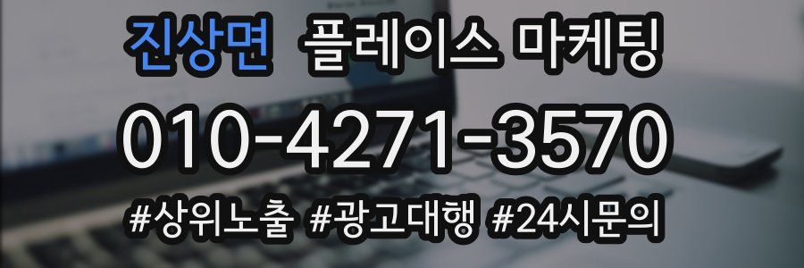 진상면 플레이스 마케팅