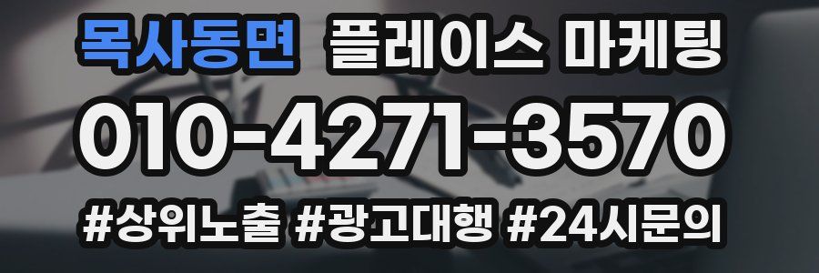 목사동면 플레이스 마케팅