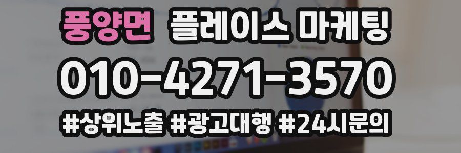 풍양면 플레이스 마케팅