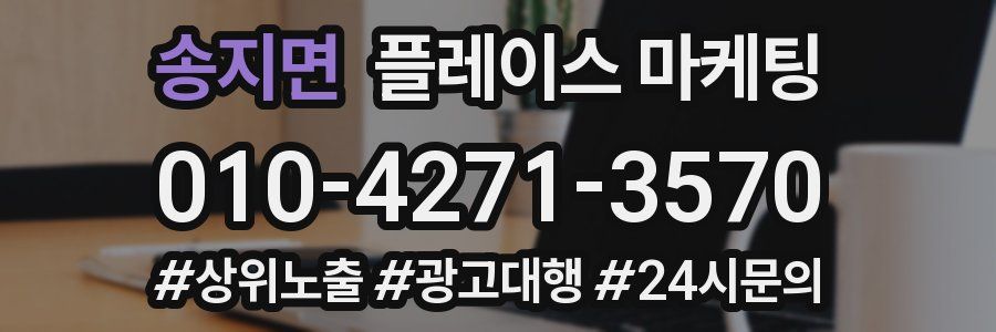 송지면 플레이스 마케팅
