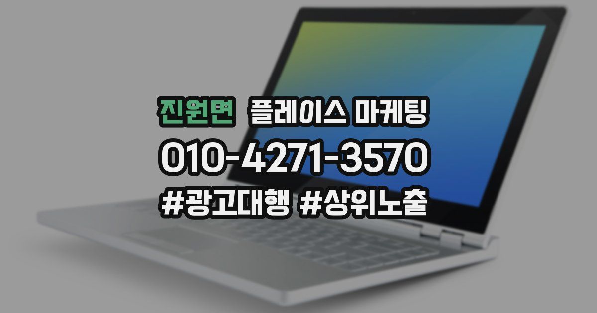 진원면 플레이스 마케팅