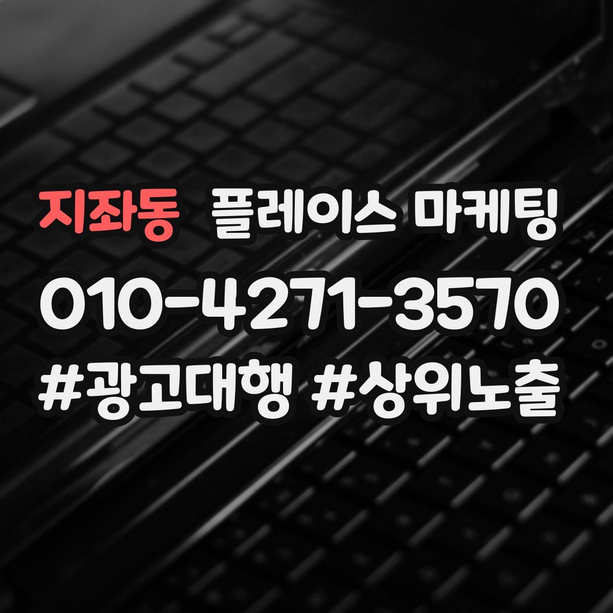 지좌동 플레이스 마케팅