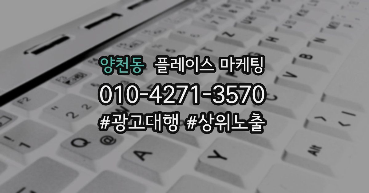 양천동 플레이스 마케팅